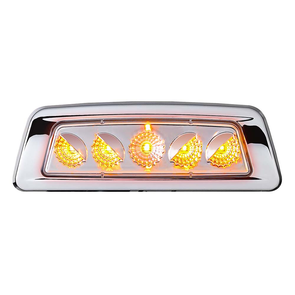 Kenworth T680, T700, T880 & W990 and Peterbilt 567 Dual Revolution Amber Turn & Marker Fender LED Light