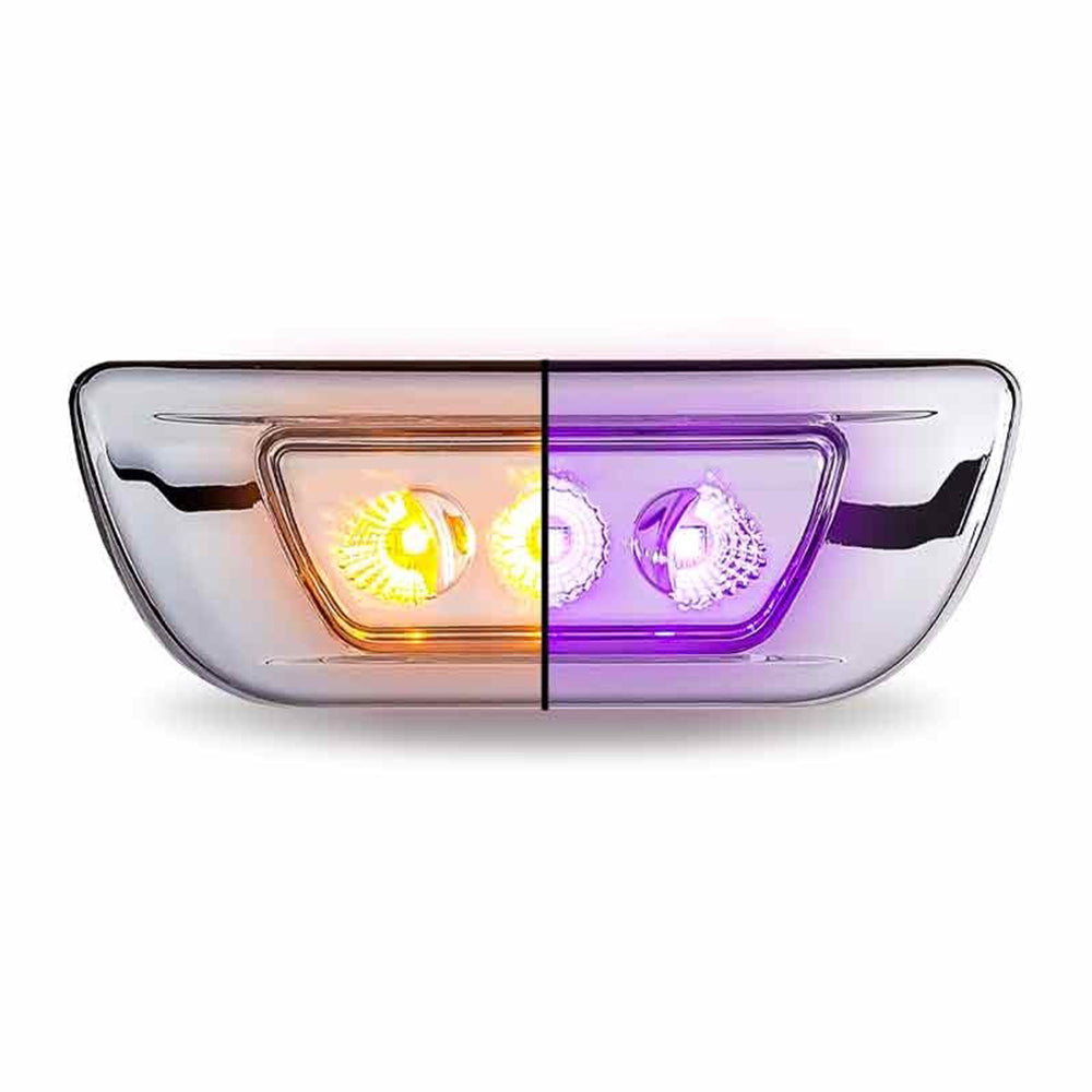 Kenworth/Peterbilt Dual Revolution Amber LED Turn & Marker to Auxiliary Cab LED Light