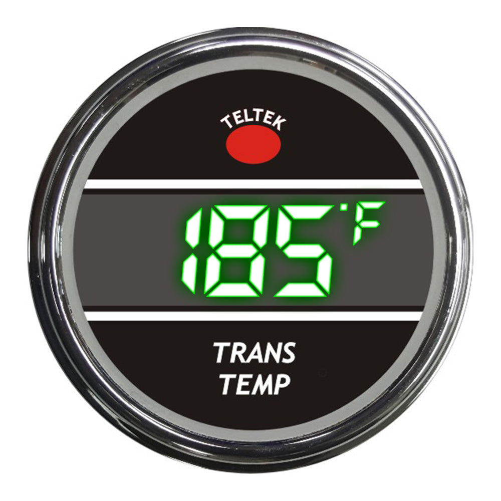 Transmission Temperature Teltek Smart Gauge for Peterbilt, Kenworth 2006 and newer