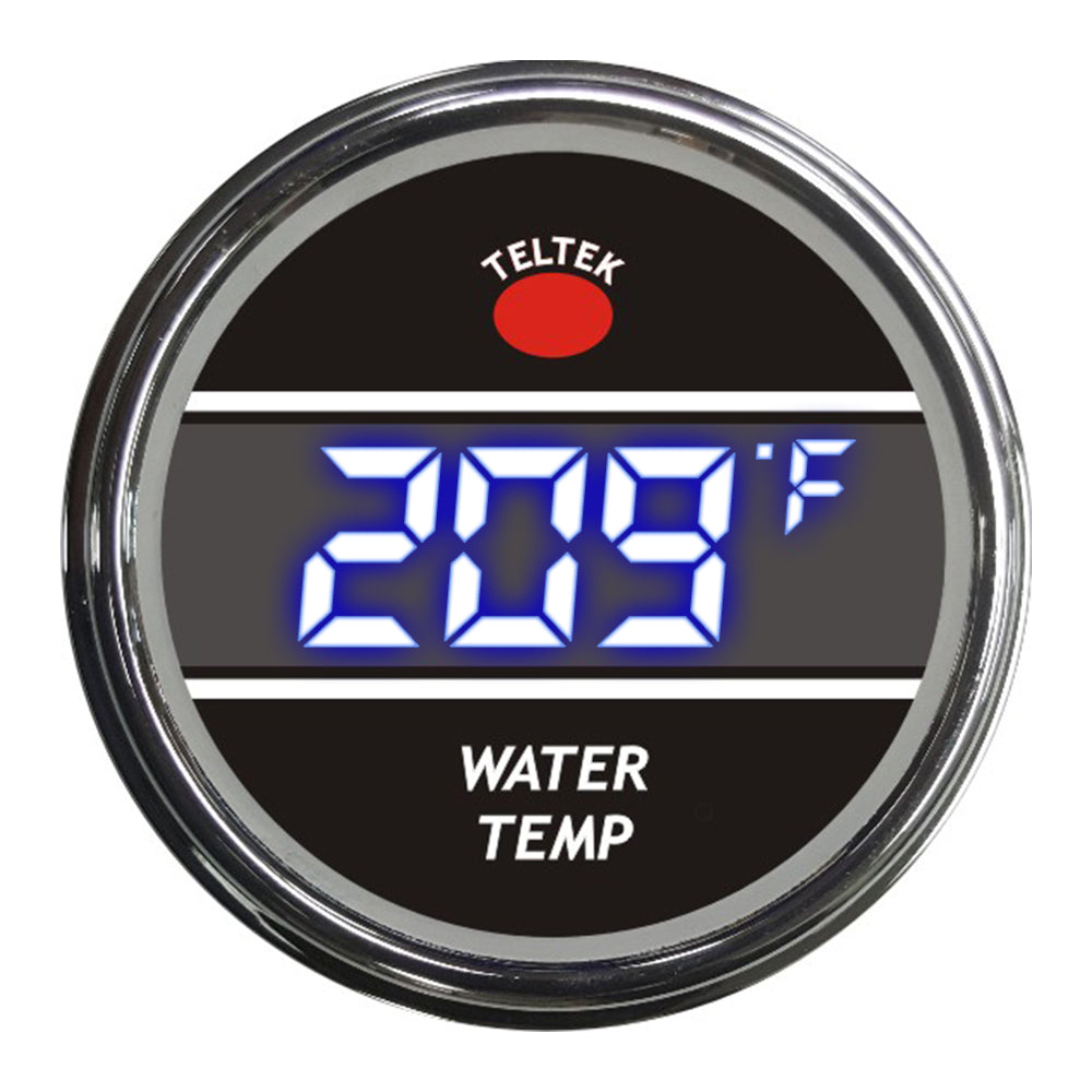 Blue Water Temperature Teltek Smart Gauge for Peterbilt 2006 and newer