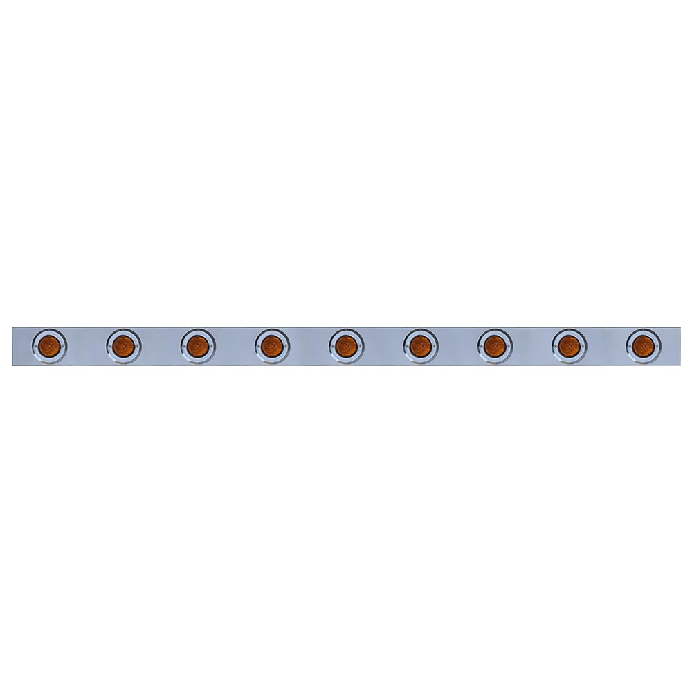 60" Channel with 9 2" Round Lights