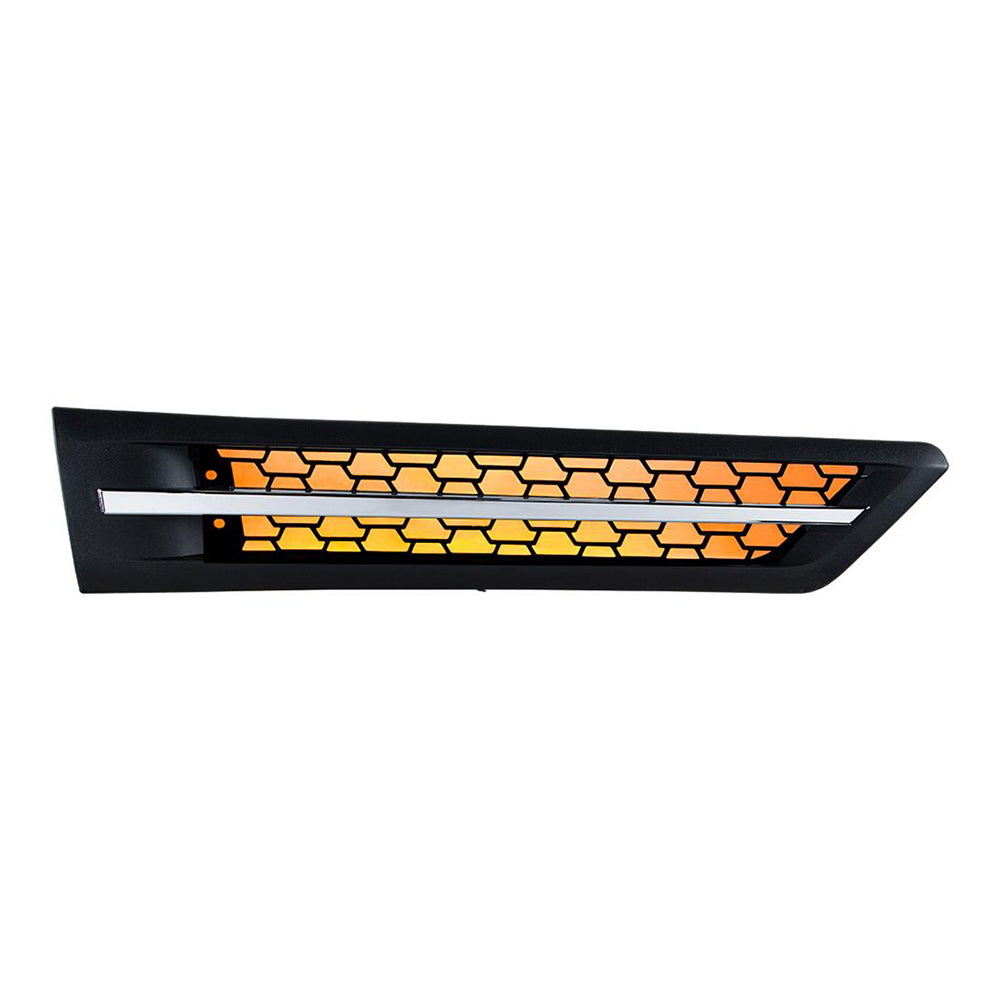 Freightliner Cascadia 126 Hood Air Intake Grill with LED
