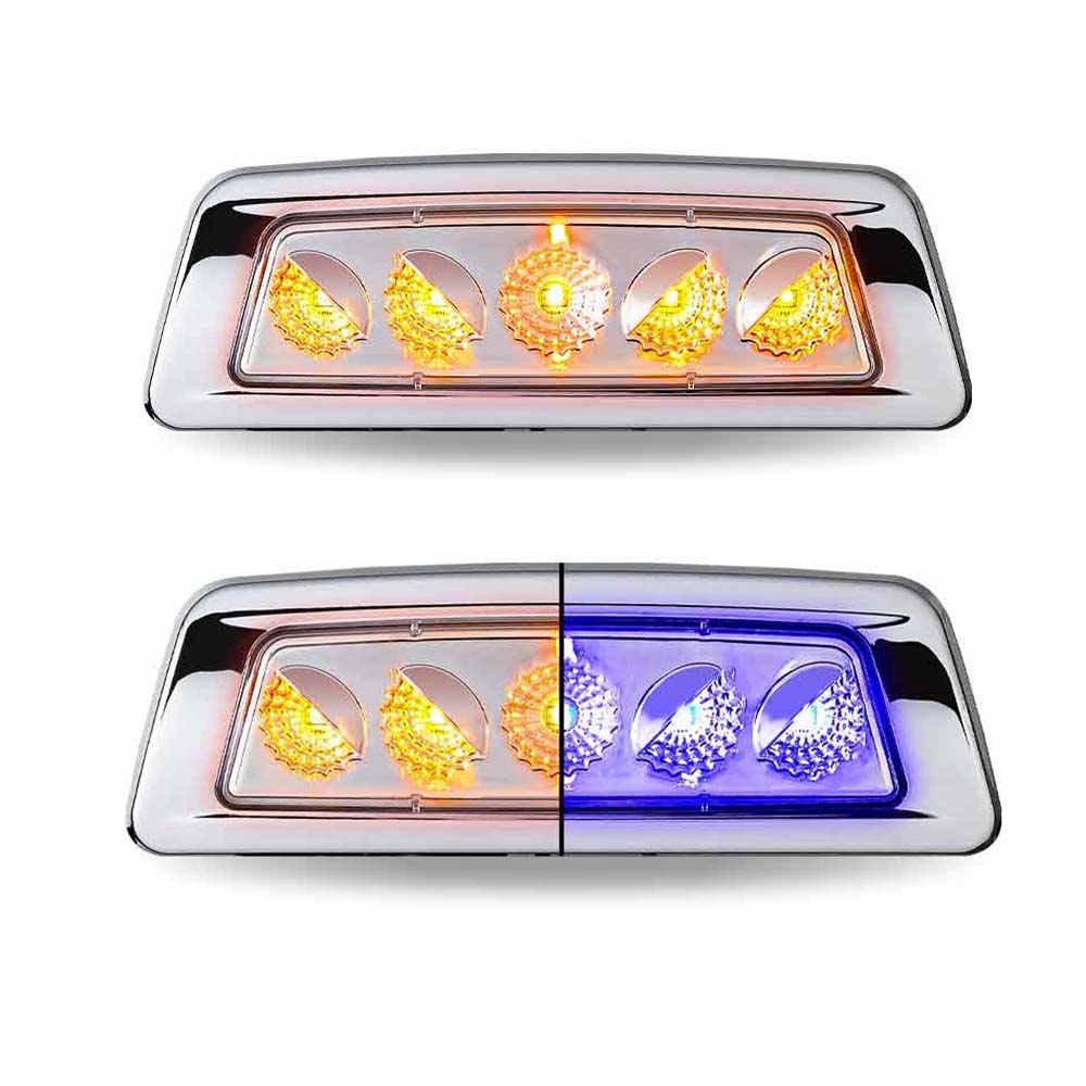 Kenworth T680, T700, T880 & W990 and Peterbilt 567 Dual Revolution Amber Turn & Marker Fender LED Light