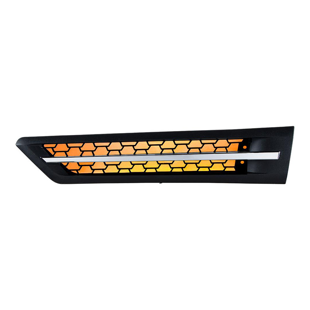 Freightliner Cascadia 126 Hood Air Intake Grill with LED