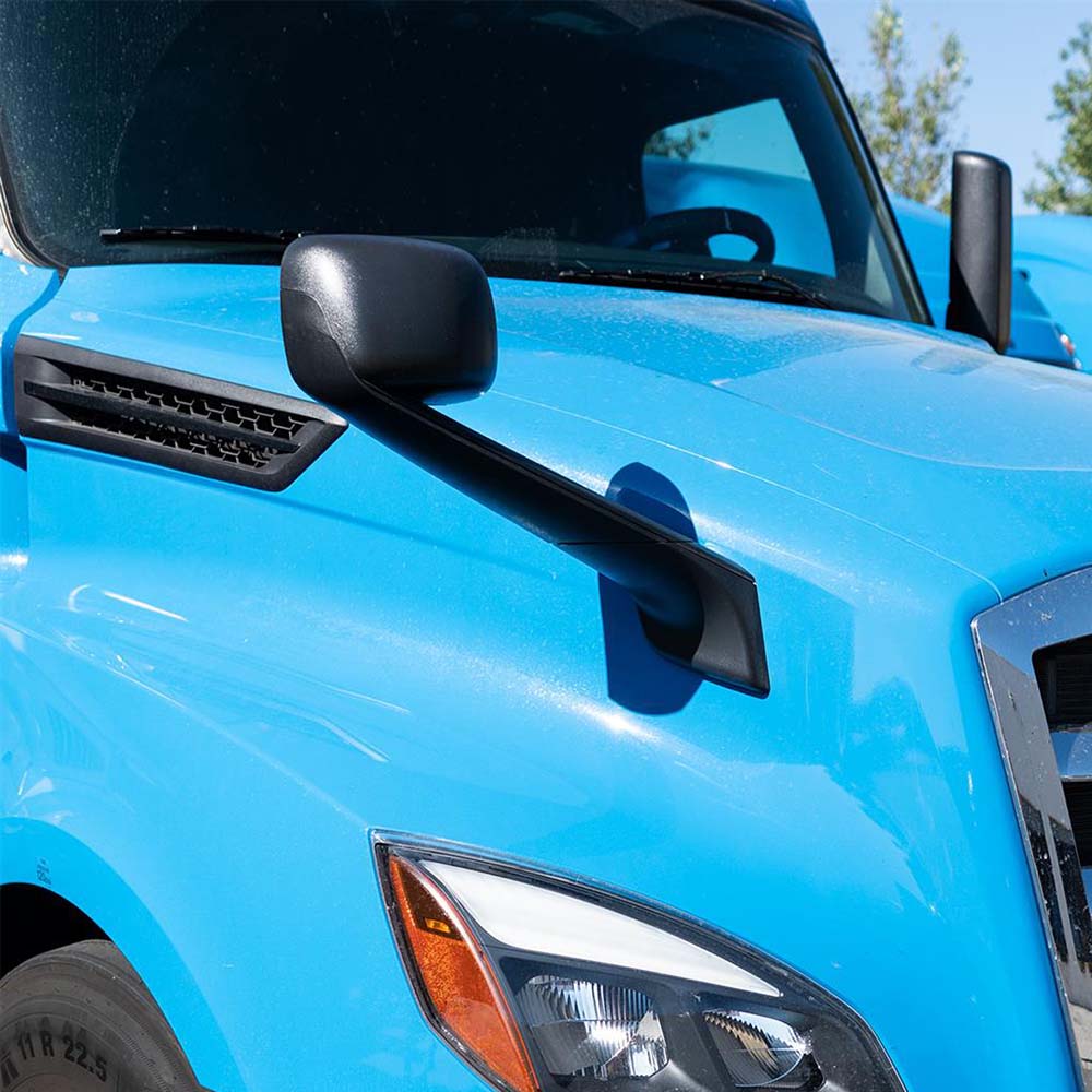 Black Hood Mirror for Freightliner Cascadia 2018-21