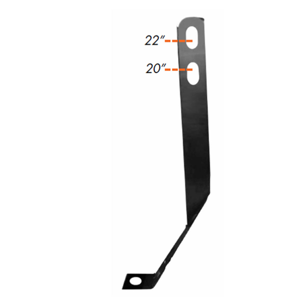 Peterbilt 379 Bumper Support for 20" - 22" Bumpers