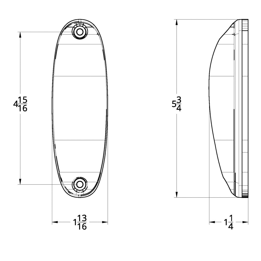 Freightliner Cascadia Amber/Amber LED Cab Light