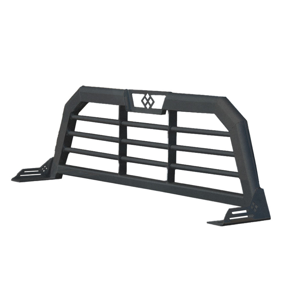 23X73 Textured Black Merritt Cab High Pick-Up Horizontal Bar Headache Rack "“ Ram Raptor