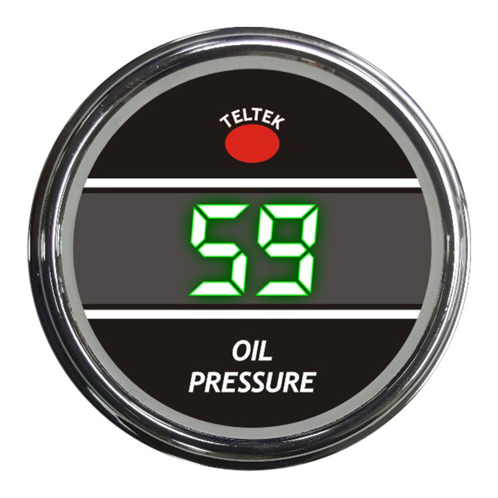 Oil Pressure Teltek Smart Gauge for Peterbilt, Kenworth 2006 and newer