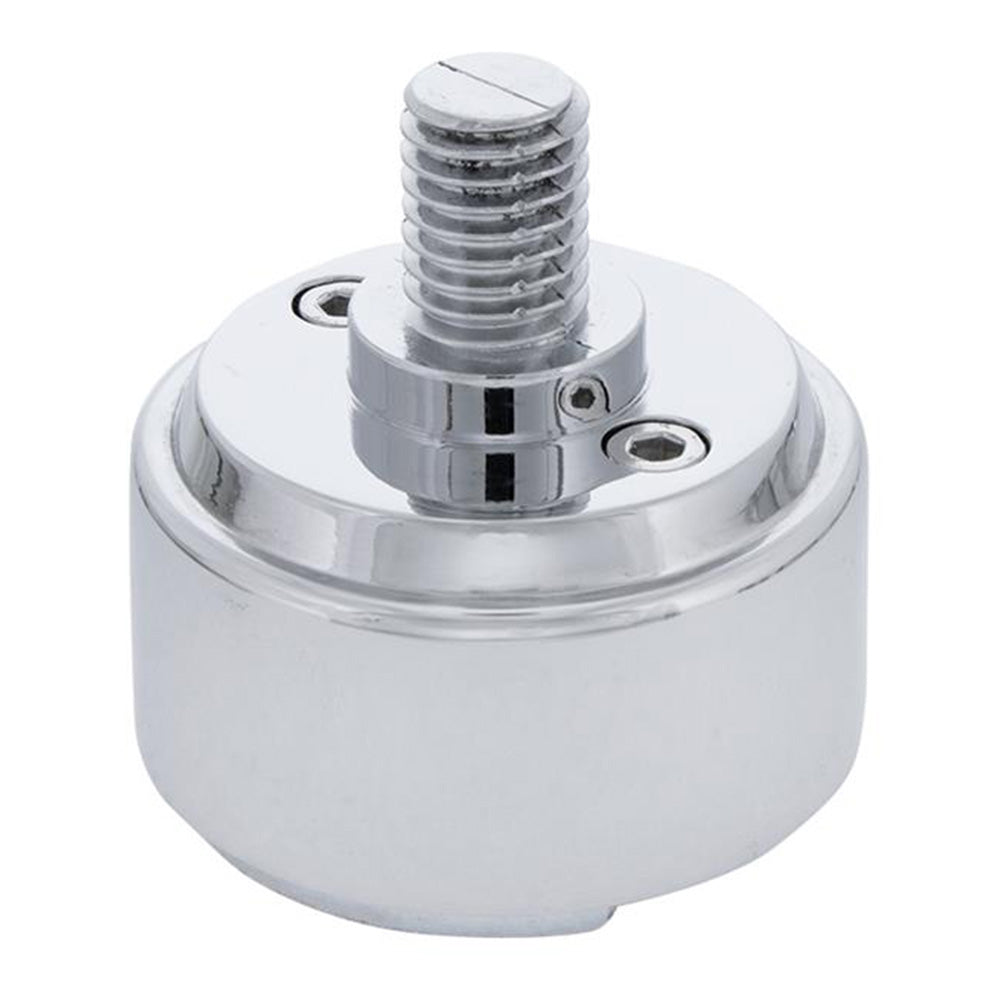Gearshift Knob Chrome Mounting Adapter For Eaton Fuller Style 9/10 Speed Shifter 1/2"-13 Thread-On