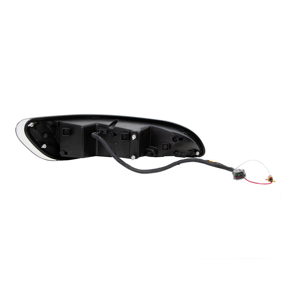 Peterbilt Black Quad-LED Headlight With LED Position & Sequential Signal