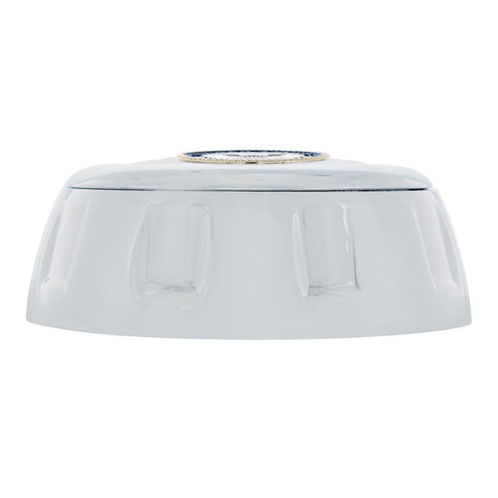 US Navy Chrome Aluminum Steering Wheel Horn Button With Metal Medallion