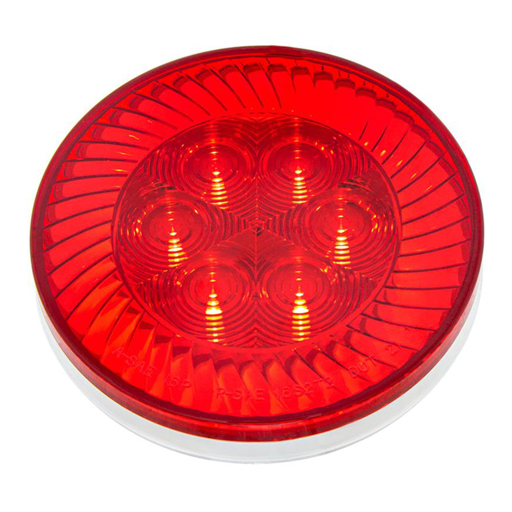 4" 16 LED Red Turbine Stop, Turn & Tail Light