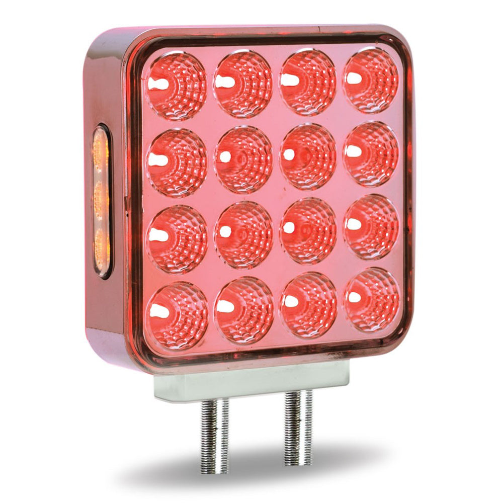 4" Square Dual Revolution Double Face LED Light
