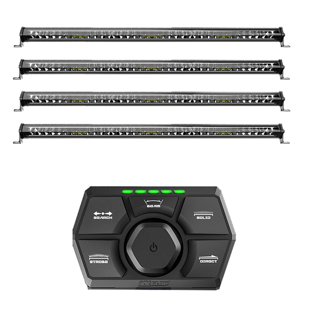 XKGlow 52" 4-Piece SAR 360 Degree Search and Rescue Light Bar System