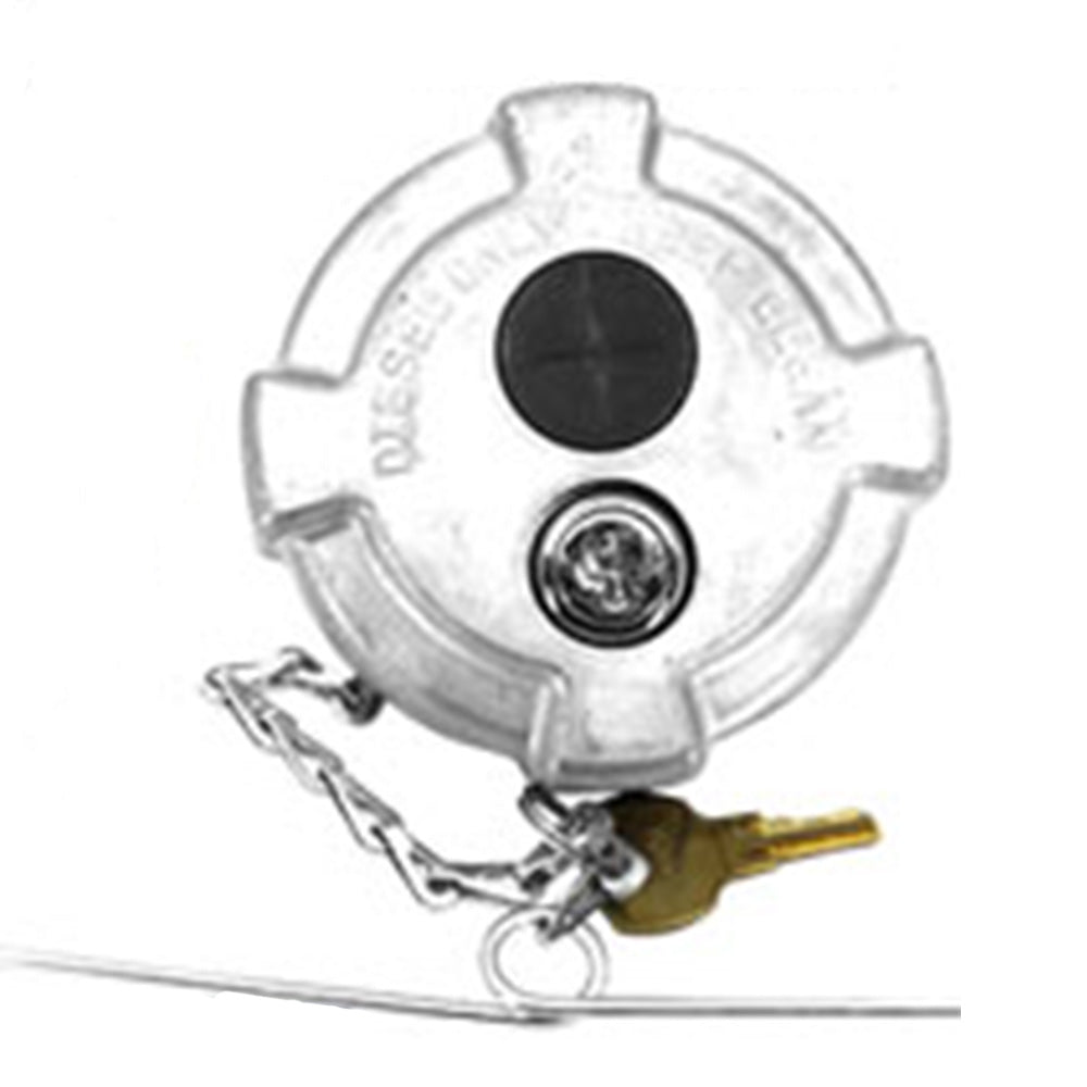 3.5" Kenworth Chrome Locking Fuel Cap