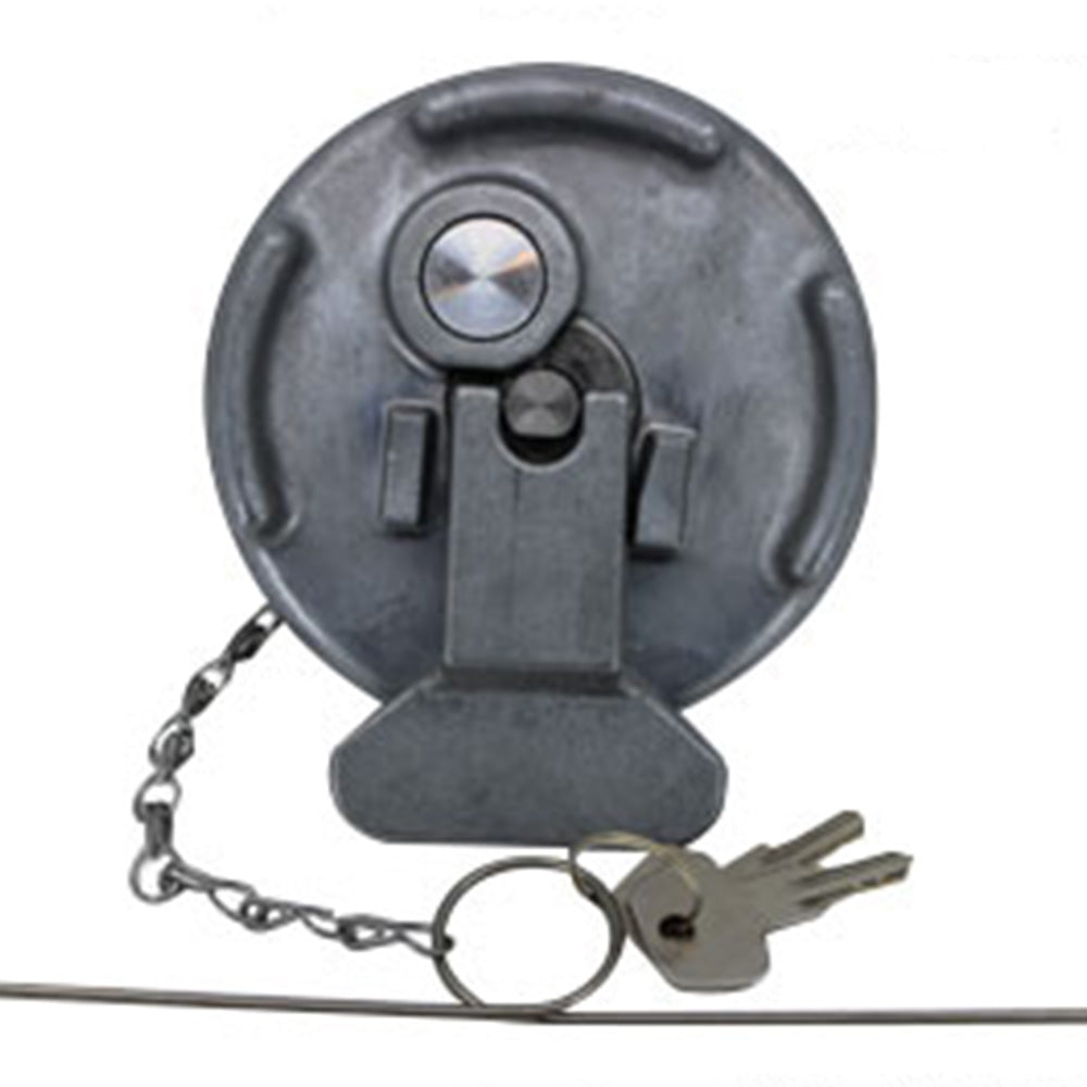 4" Peterbilt Aluminum Locking Fuel Cap