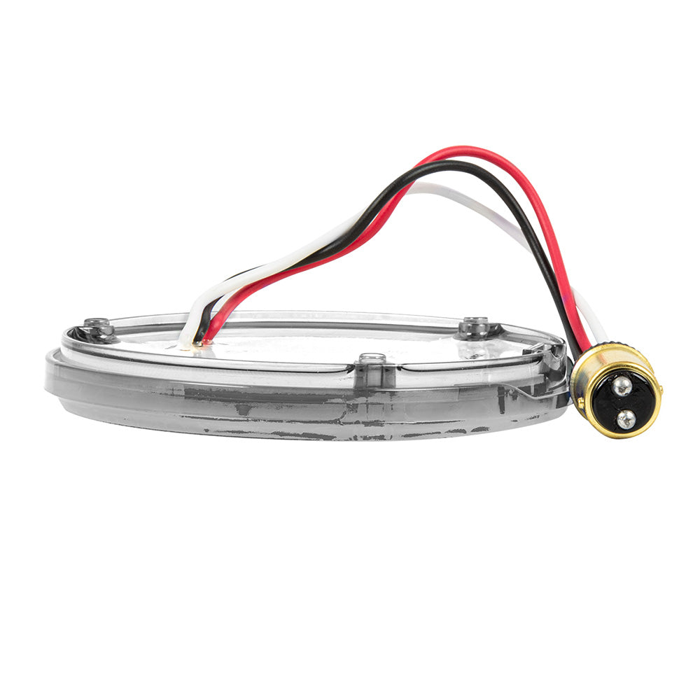 4" Slim Red/Clear LED Light with 1157 Plug