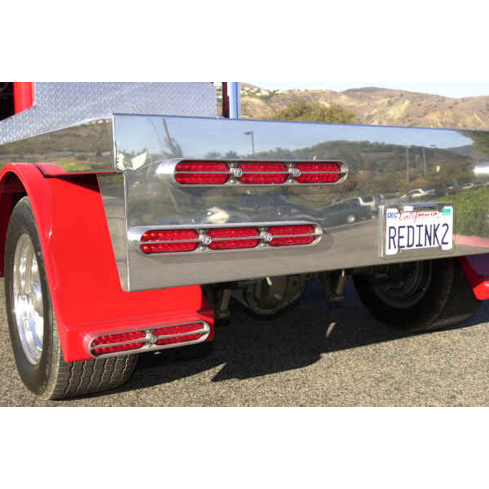 Double JJ Peterbilt Three Light Grill