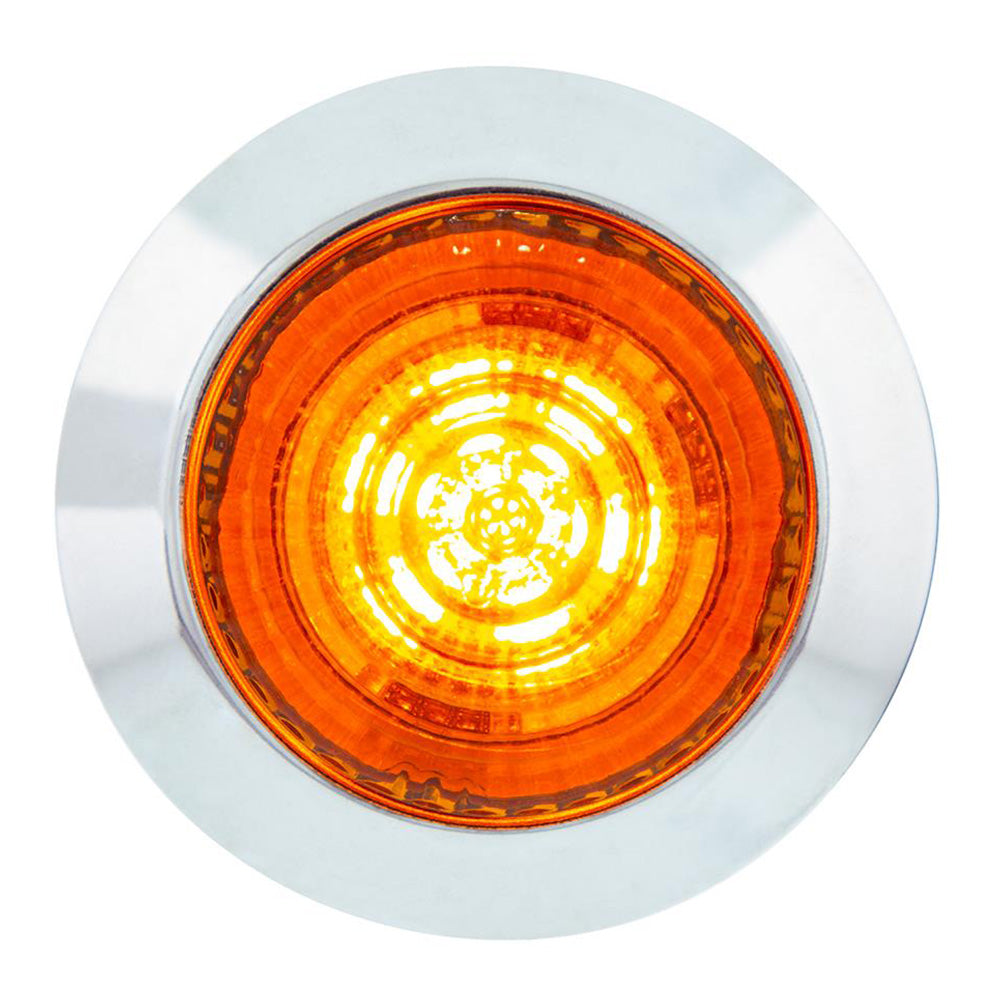 6 LED 1-1/4" Dual Function Clearance/Marker with Stainless Steel Bezel