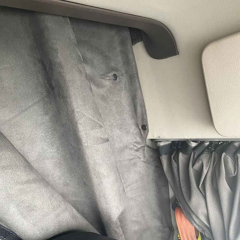 Freightliner Cascadia 2008-2016 Grey Three Piece Curtain Set