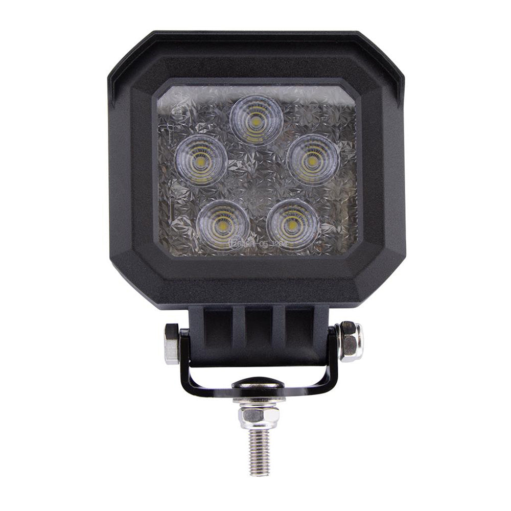 4-1/2" Square 5 LED Work Light with Heated Lens