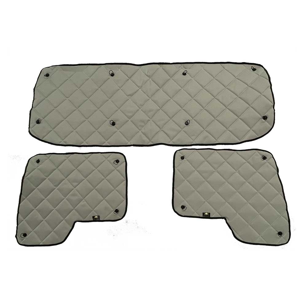 Kenworth T170, T270, T300, T370, T440, T470, T600, T660, T800, W900 DayLite Door ZenEclipse Blackout Window Covers - Grey