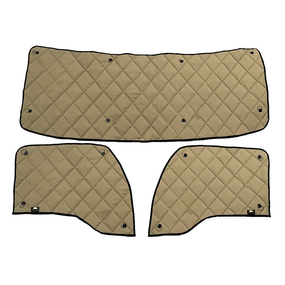 Kenworth T680, T880, W990 ZenEclipse Blackout Window Covers - Tan