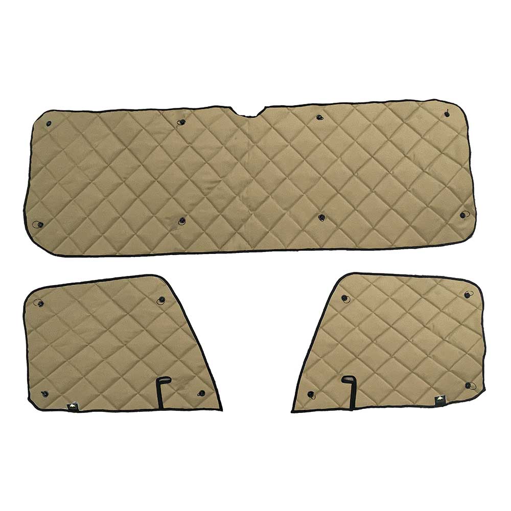 Freightliner Columbia, Century, Coronado 122, 132 ZenEclipse Blackout Window Covers - Tan