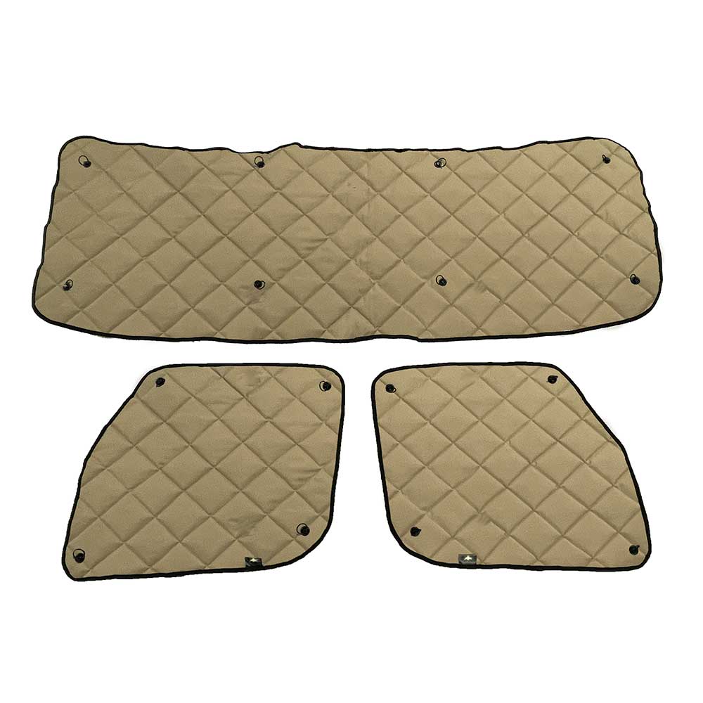 Freightliner Cascadia 2018+ without Module ZenEclipse Blackout Window Covers - Tan