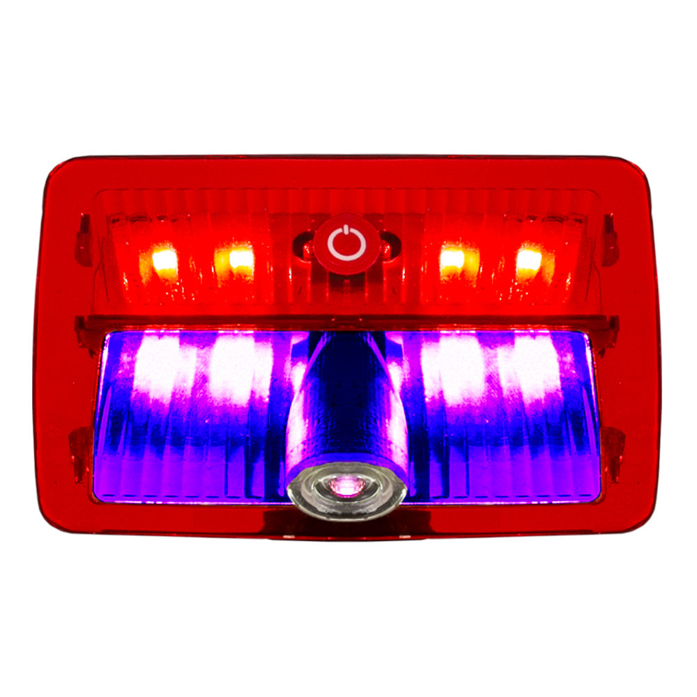 Kenworth, Peterbilt Oval USA Flag Projector LED Door Light