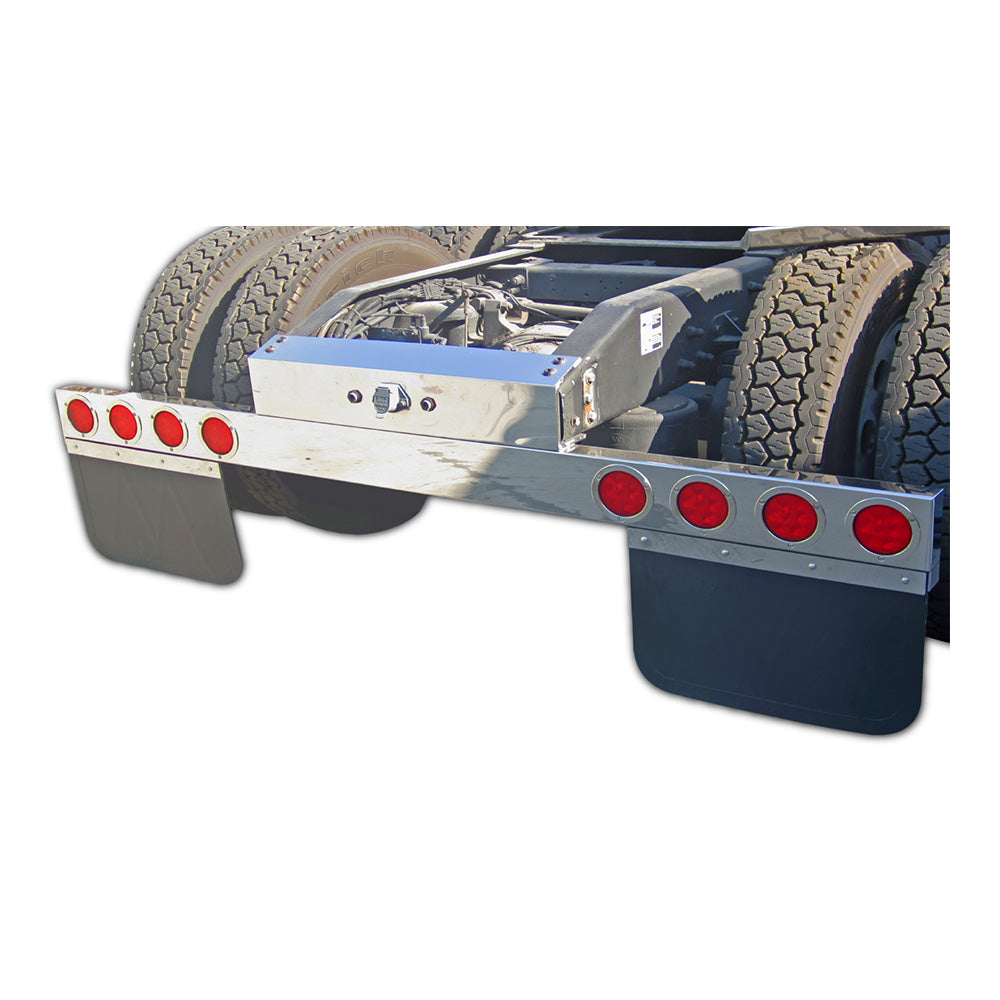 94" x 8" One-Piece Rear Light Bar with Eight 4" Light Cutouts