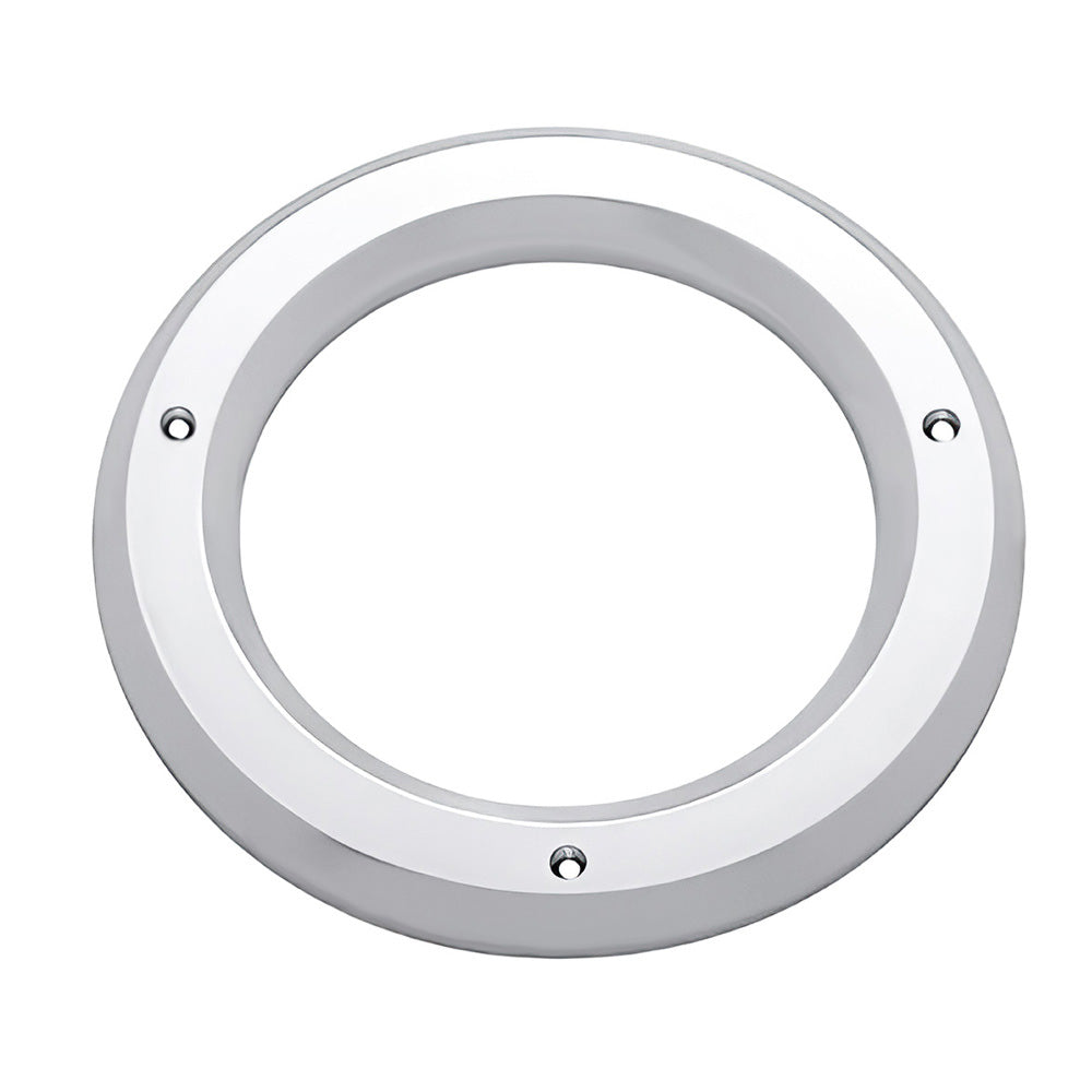 4" Chrome Plastic Light Bezel 3 Hole with SS Screws
