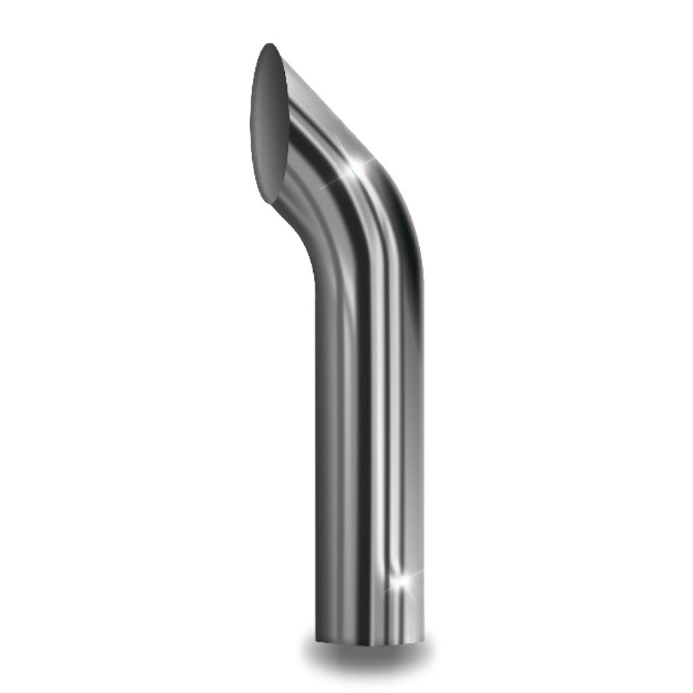 5"D x 60"L Curved Top Stack Plain End