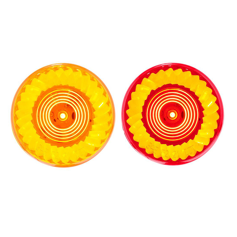 2" 7 LED Round Turbine Light
