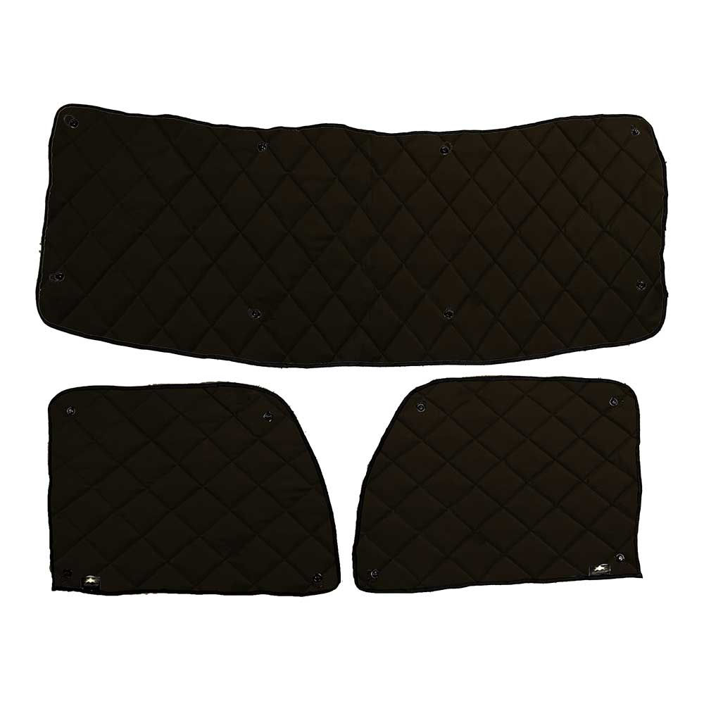 Freightliner Classic, Classic XL, FLD 112, 120, 132 ZenEclipse Blackout Window Covers - Black