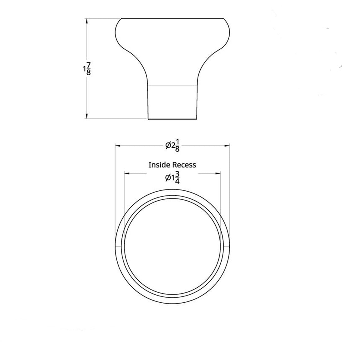 Chrome Air Valve Knob with US Flag