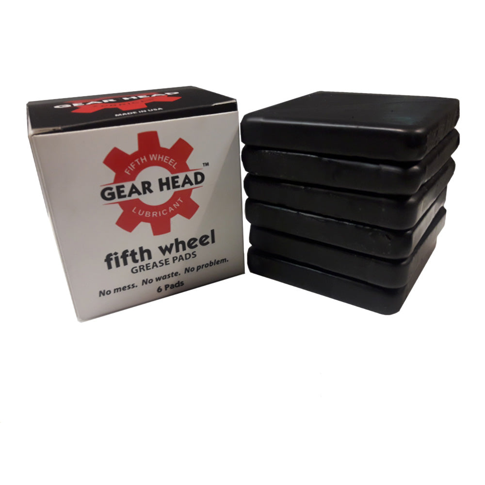 Gear Head Fifth Wheel Grease Pads - 6 Pack