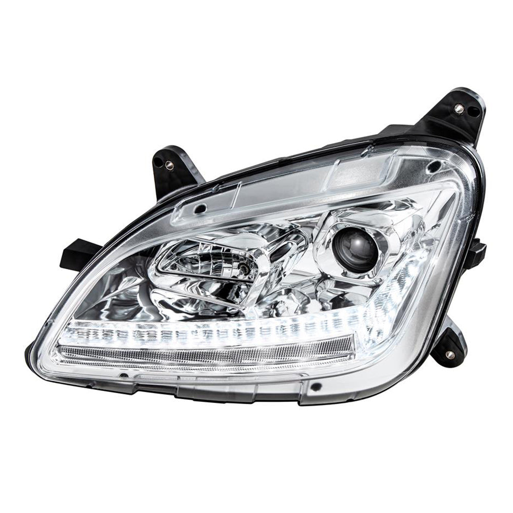 Peterbilt 579, 587 Projection Headlight with LED Sequential Turn and DRL