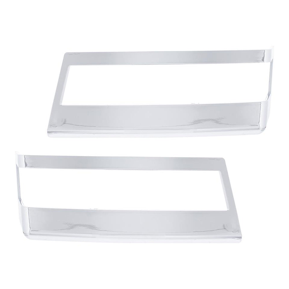 Freightliner Cascadia 2018+ Chrome Plastic Turn Signal Bezels