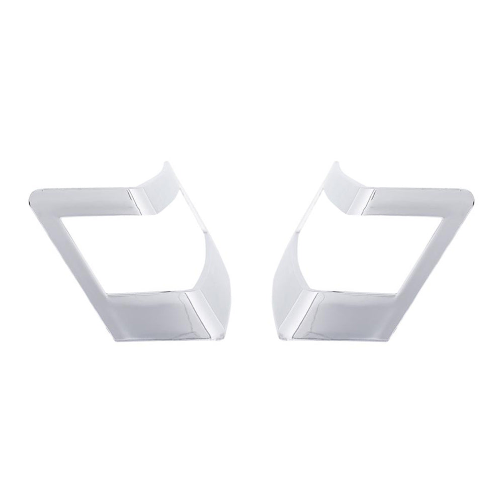 Freightliner Cascadia 2018+ Chrome Plastic Turn Signal Bezels