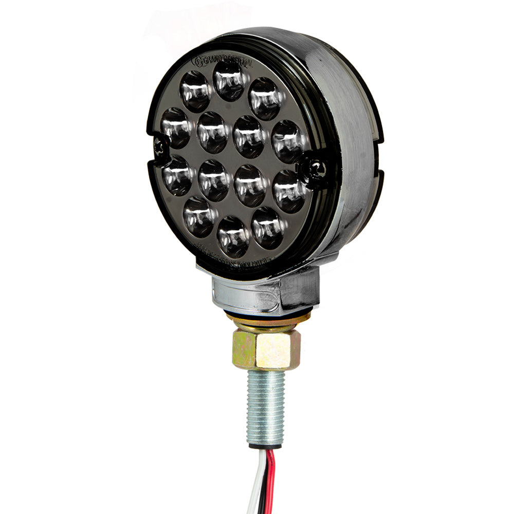 3" Pearl Double Face LED Pedestal Light with Smoke Lens
