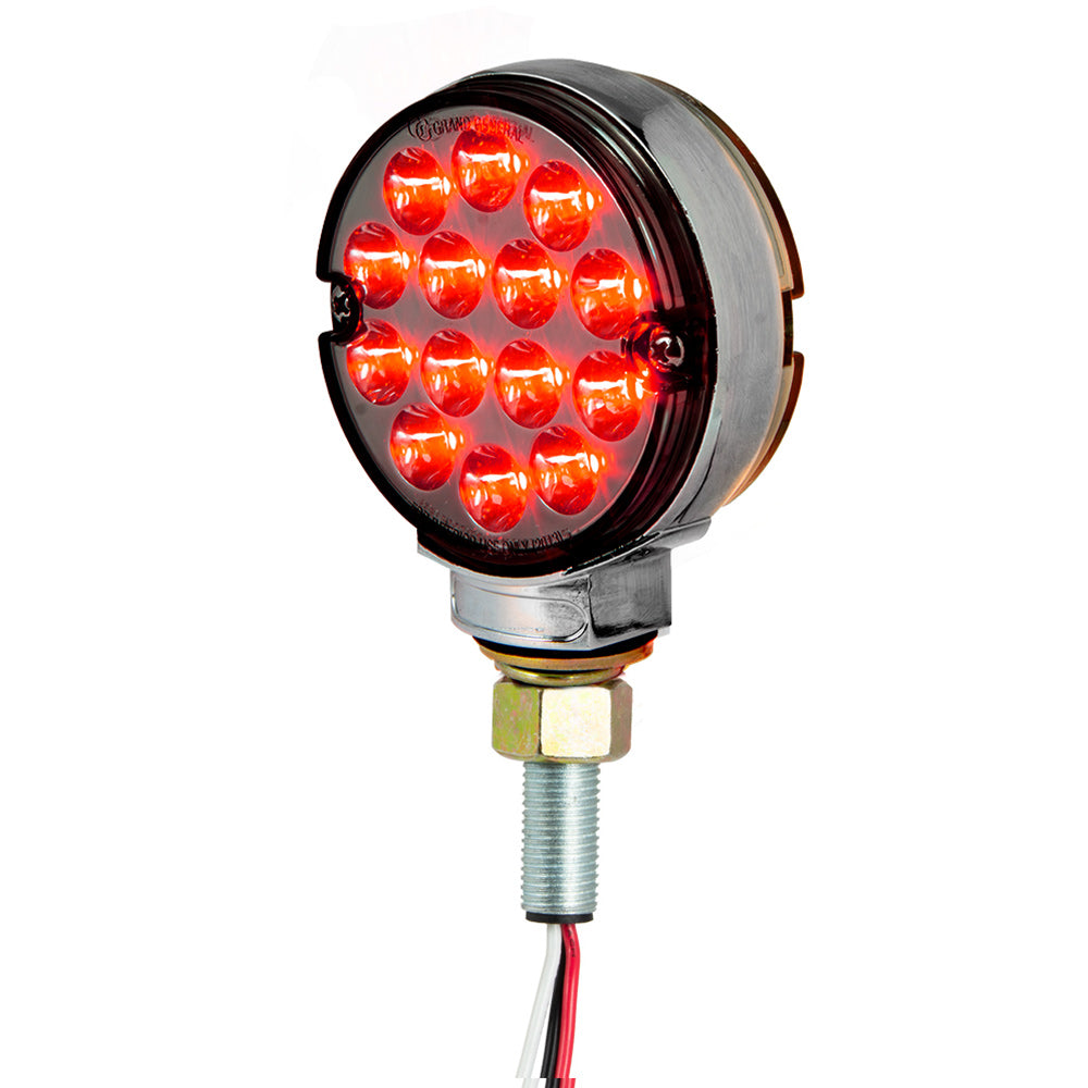 3" Pearl Double Face LED Pedestal Light with Smoke Lens