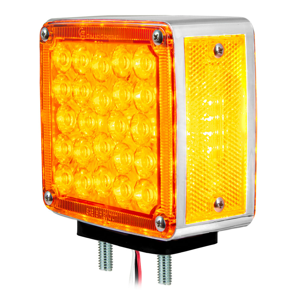 4-1/2" Pearl Double Face LED Pedestal Light