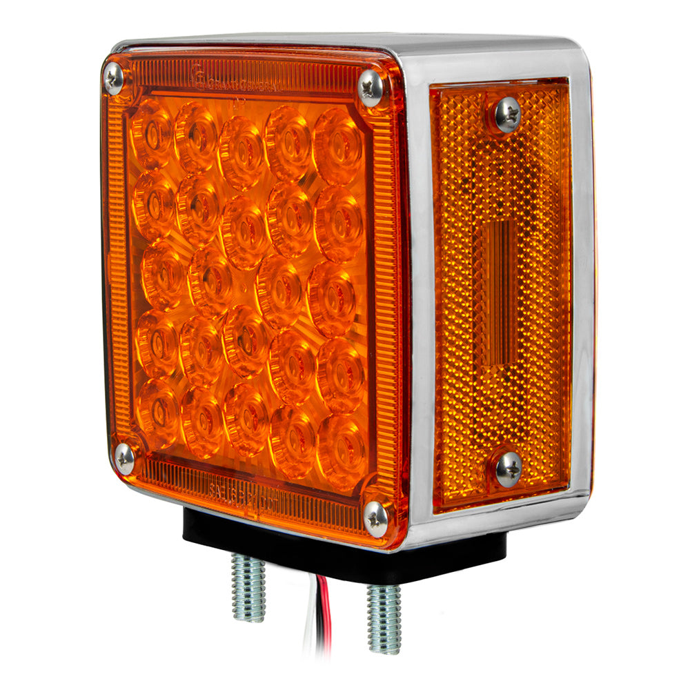 4-1/2" Pearl Double Face LED Pedestal Light