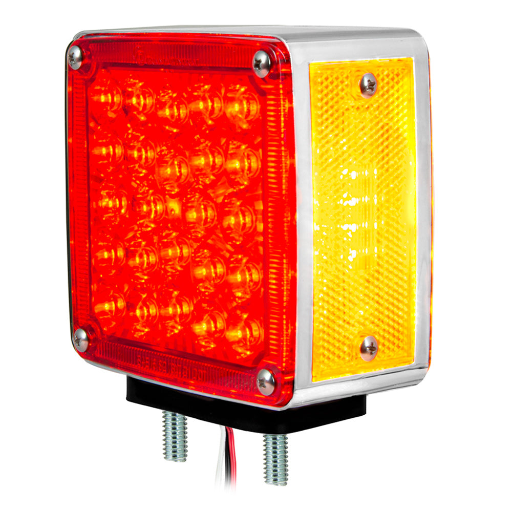 4-1/2" Pearl Double Face LED Pedestal Light