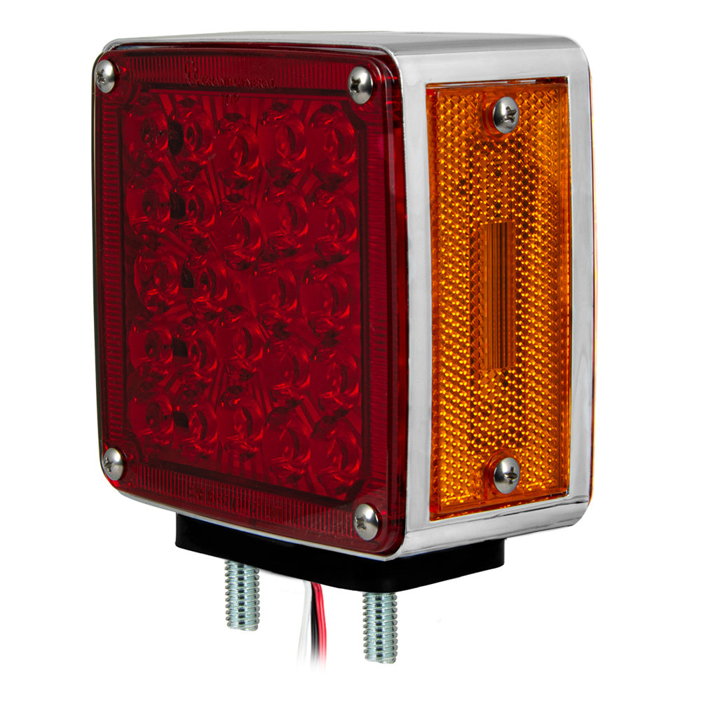 4-1/2" Pearl Double Face LED Pedestal Light