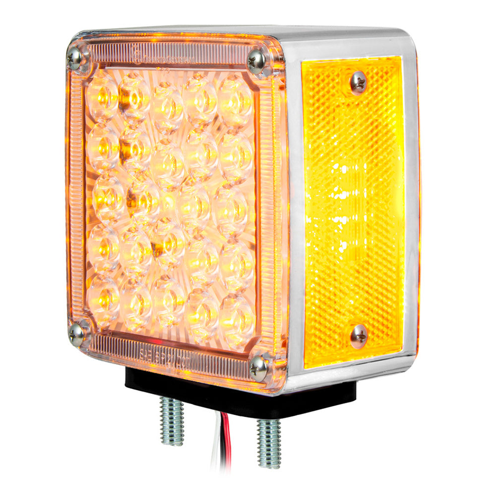 4-1/2" Pearl Double Face LED Pedestal Light