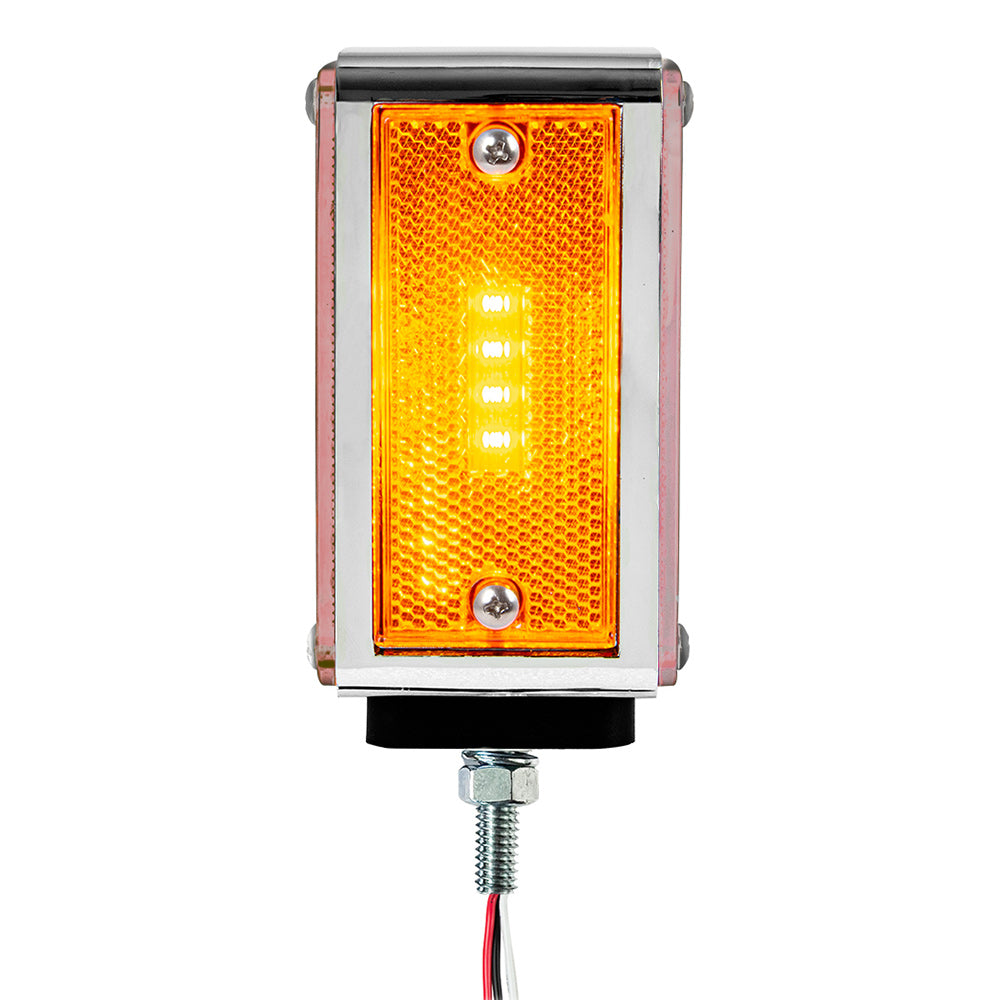 4-1/2" Pearl Double Face LED Pedestal Light