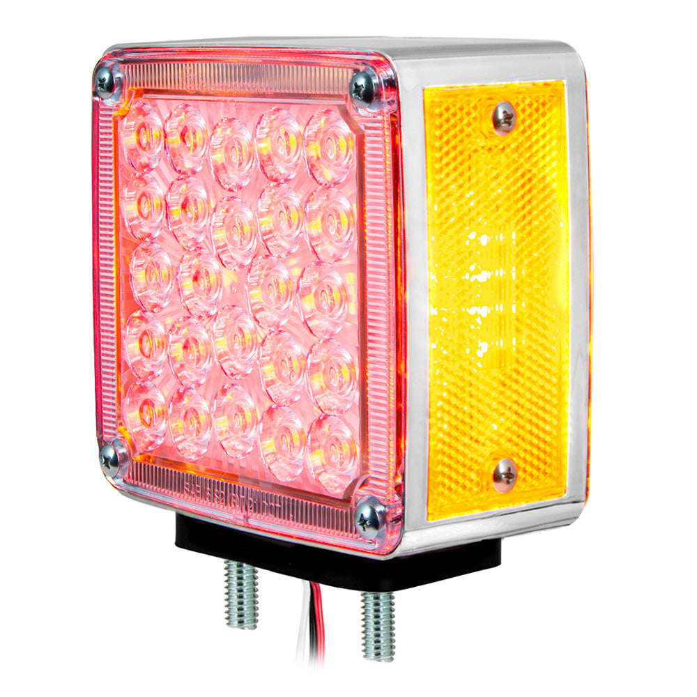 4-1/2" Pearl Double Face LED Pedestal Light